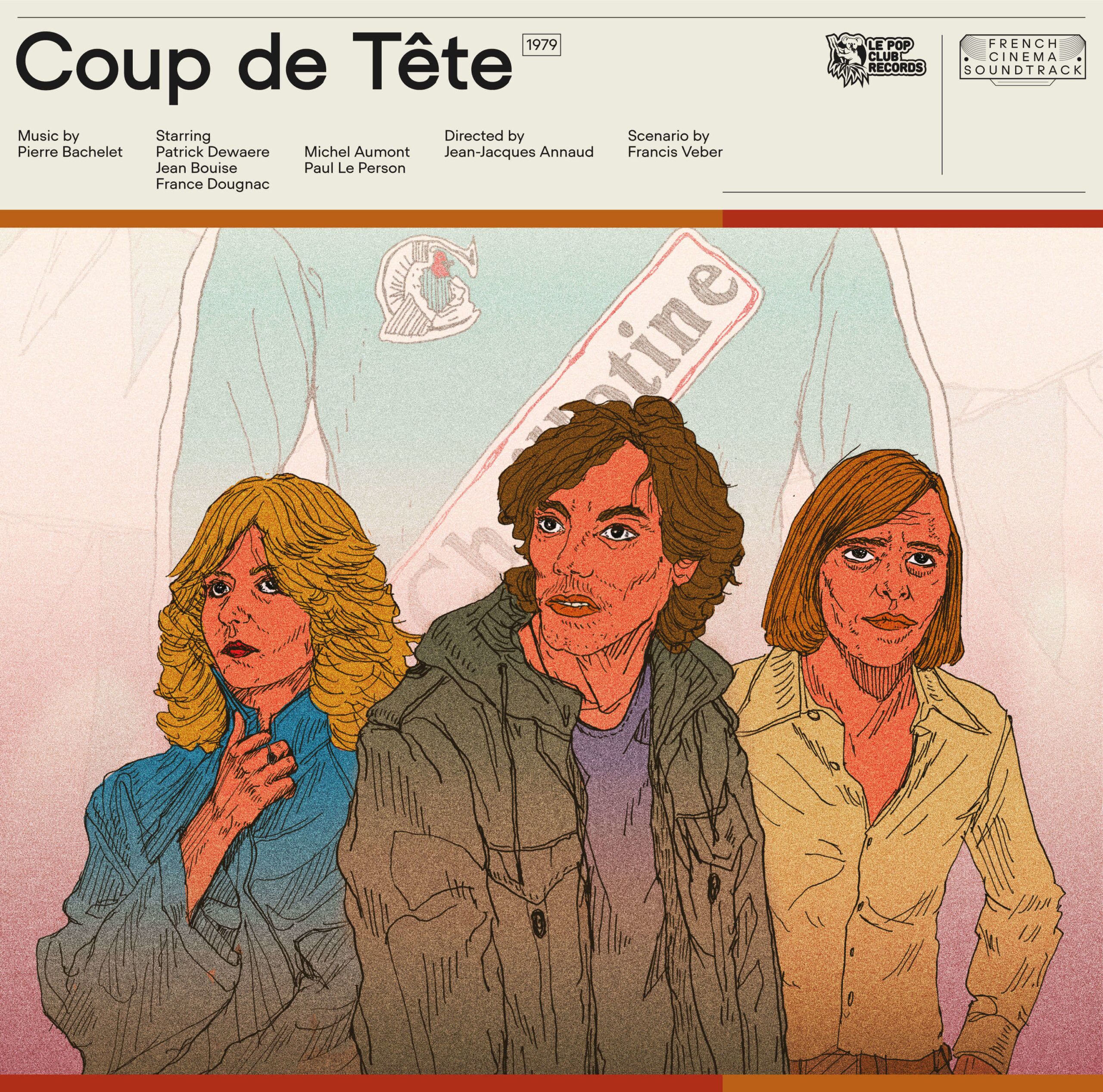Coup de Tête BO (1979) - Pierre Bachelet - LP vinyl (2nd pressing)
